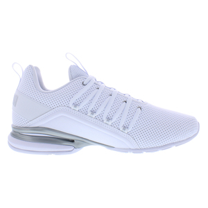 Zapatos Puma Axelion Perf para hombre Color: Blanco/Plateado 100% auténtico - Product Image 3