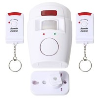 Detektor keamanan Alarm, kendali jarak jauh nirkabel dalam/luar ruangan, sistem peringatan Sensor gerakan untuk rumah, garasi, elektronik konsumen