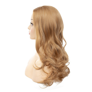 Pelucas de encaje <span class=keywords><strong>frontal</strong></span> sintético para mujer, peluca rizada de cuerpo largo, pelucas de Cosplay resistentes al calor resaltadas - Product Image 2