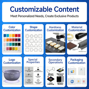 Piezas de Silicona Personalizadas, Juntas de Silicona, Tapones de Goma, Servicio de Corte Disponible <span class=keywords><strong>para</strong></span> Uso Médico o Industrial - Product Image 5