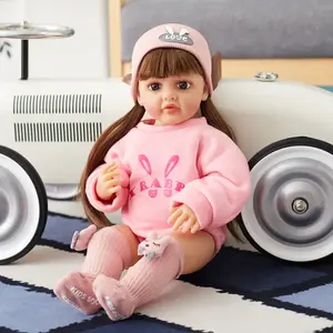 <span class=keywords><strong>Boutique</strong></span> de mode poupées <span class=keywords><strong>Reborn</strong></span> 55Cm fait à la main en Silicone souple vraie vie nouveau-né bébé poupée jouets pour cadeau promotionnel - Product Image 2