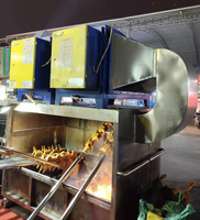 Precipitador Electrostático para Cocina Comercial, Filtro de Humo ESP, Purificador de Humo de Aceite con 98% de Purificación