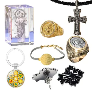 Jezus Shell Religie Art Hanger Religieuze Sterling Zilveren Kleurrijke Charm Gold Citaat Christian Sieraden Gift Set Voor Vrouwen Mannen