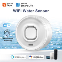 Détecteur de fuite d'eau intelligent sans fil, contrôle via l'application SmartLife, compatible Android, sécurité domestique et hôtelière, matériau PC, faible consommation d'énergie, utilisation universelle, eau