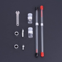 BT-166AK professionnel Portable cuivre aérographe Kit alimentation par gravité 3 tasses gâteau décoration pistolet ensemble pour la cuisson et la peinture