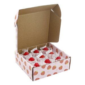 Wholesale High Quality Fruit <strong>Red</strong> Pink Strawberry Scented <strong>Candles</strong> Creative Handmade Gift Art <strong>Funny</strong> Scented <strong>Candles</strong> - Product Image 4