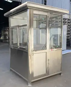 sentry box Duty Room of Parking Lot Community sentry box guard house Stainless steel plate