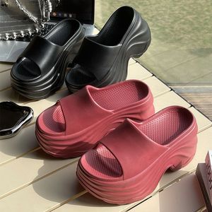 Scarpe con Plateau per Donna, Suola Spessa per Aumento di Altezza di 10cm, Leggere in EVA, Disponibili in Diversi Colori per Uso Interno/Esterno - Product Image 3