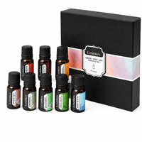 Ensemble d'huiles essentielles bio - 10 ml - Rose, Orange, Menthe, Jasmin - Pour diffuseur d'arômes et soins de la peau