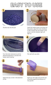 En stock, certifié FCC CE, mini appareil à cire 200 ml, chauffe-cire électrique professionnel pour épilation. - Product Image 5