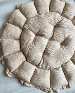 Lit pour bébé <span class=keywords><strong>douillet</strong></span> et confortable, en flanelle épaisse, rembourrée, rembourrée 100% coton, lit doux pour bébé, activité de gymnastique - Product Image 3