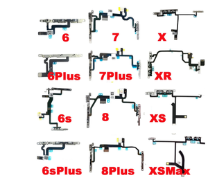 IPhone 6 6s 7 8 X X XR XS Maxボリュームパワーフレックスサウンドミュートスイッチ付き携帯電話フレックスケーブル6 Plus 6s Plus 7 Plus 8 <span class=keywords><strong>Pl</strong></span> - Product Image 4