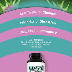 Cápsulas VitaHall para la Protección del Hígado, Marca Privada, Desintoxicación Hepática, Vitaminas, Cardo Mariano, Diente de León, Limpiador - Product Image 4