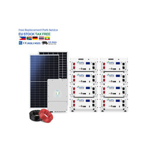 Batería de Litio LVFU en Stock en la UE/Malasia/Pakistán/Indonesia/Filipinas, Sistema de Energía Solar para el Hogar de 48V 100Ah 200Ah, 10KWh 15kWh 20KWh 15KW - Product Image 6
