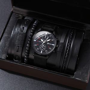 Reloj de Cuarzo de Moda para Hombre, Estilo Ejecutivo de Alta Gama, con Caja y Correa de Aleación, Caja de 10 mm de Grosor, Esfera con Indicadores - Product Image 6