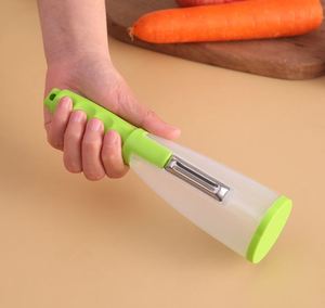 Vegetable Peeler with <b>Container</b> for Kitchen Veggie <b>Potato</b> Cucumber Carrot Apple - Product Image 4