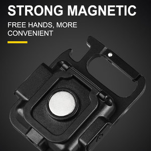 Siêu sáng <span class=keywords><strong>mini</strong></span> COB <span class=keywords><strong>LED</strong></span> Đèn pin corkscrew đuôi nam châm EDC Keychain cho ngoài trời khẩn cấp cắm trại túi giữ lại Nhẫn - Product Image 5