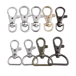 YYX Hardware Accessories Silver Swevel Snap Hooks 10mm Or More Size Rose Gold Dog Metal Snap Hooks