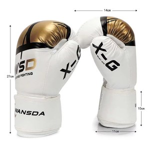 Guantes de Entrenamiento de Boxeo MMA Personalizados de Fábrica 2026, de Cuero PU, 4oz-12oz, Elásticos, Antideslizantes, con Logotipo Personalizado, para Todas las Temporadas - Product Image 2