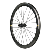 Juego de ruedas 700C de pintura nueva, juego de ruedas de onda de profundidad de 50mm, freno de disco, ruedas de bicicleta de carretera, disco de carbono para ciclismo, ruedas de bicicleta de carretera