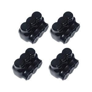 Connecteurs de câble multi-ports isolés noirs à double entrée American Standard Terminal Block QMS-S350-<span class=keywords><strong>3</strong></span> - Product Image 2