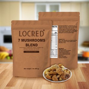 Органический порошок из 7 грибов, 454 г (1 фунт), подходит для кофе: Львиная грива, Кордицепс, Чага, Туркиш-хвост, Шиитаке, Майтаке, Красный Рейши - Product Image 6