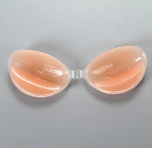 Invisible auto-adhésif Silicone poitrine pétales fermeture avant Gel dos nu épais Massage tasse Sexy <span class=keywords><strong>femme</strong></span> intimes accessoires - Product Image 1