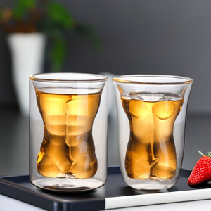 Copo de Shot de Parede Dupla para Bar, Copo de Whisky com Design de Mulher Nua para Cerveja e Licores - Product Image 4