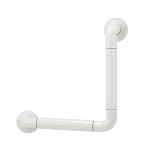 Barra de apoyo en forma de L YJL de 30 cm, de acero inoxidable y plástico antideslizante, para la seguridad de personas mayores en el baño. - Product Image 3