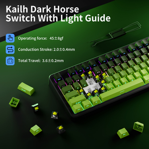 Eweadn X87 Chất Lượng Cao Tri-Chế Độ Không Dây Chơi Game Cơ Khí Bàn Phím 10000 MAh Pin 75% Bàn Phím Huano Bắc Cực Chuyển Đổi USB - Product Image 4