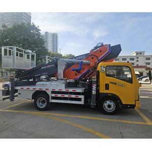 Camión de Trabajo Aéreo con Pluma Telescópica Howo de 32 m, Carga de 200 kg, Rotación de 360°, Elevación Hidráulica, Cesta de Trabajo para Mantenimiento de Edificios - Product Image 3