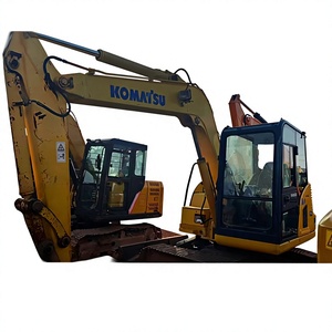 Excavatrice Komatsu PC60-8 d'occasion, équipement de construction hydraulique jaune - Product Image 1