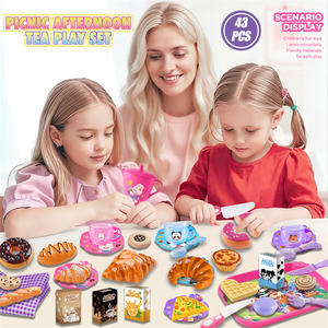 Nouveau jeu de simulation éducatif pour enfants, pique-nique, goûter, jeu de thé, matériaux adaptés aux enfants, <span class=keywords><strong>jouet</strong></span> pour jouer en extérieur et en intérieur, jeu sûr - Product Image 3