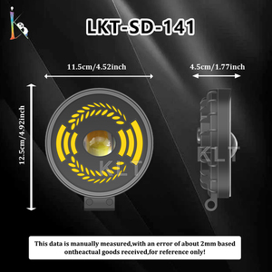 Faro <span class=keywords><strong>LED</strong></span> de Alta Calidad KLT con Luces de Trabajo Modificadas, Apto <span class=keywords><strong>para</strong></span> Camiones, <span class=keywords><strong>Semirremolques</strong></span>, Vehículos Todoterreno, Bicicletas de Playa - Product Image 2
