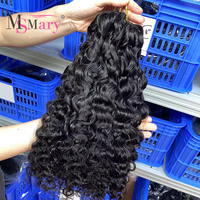 Extensions de cheveux humains vierges bouclés afro 4C doublement étirés, pré-bouclées, invisibles, pour crochet, 100 % cheveux humains
