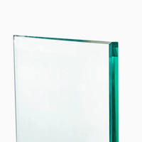 Plaque de verre trempé transparente de 1 mm à 19 mm pour escaliers, murs-rideaux de salle de bain, systèmes de salon - Conception plate, vente directe