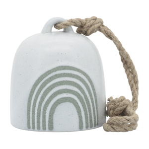 Campanella in Ceramica con Design Arcobaleno per Giardino, Patio, Decorazione Esterna, Ornamento da Appendere - Product Image 2