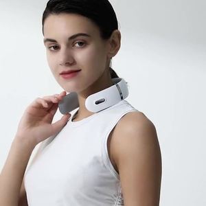 Meilan Cervical Spine Neck Massager Bluetooth Wireless <b>Remote</b> <b>Control</b> Heating EMS Pulse <b>Vibration</b> Massage-Neck Support Device - Product Image 1