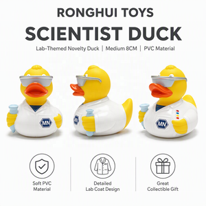 Customized Scientist Rubber <strong>Duck</strong> Lab Themed Novelty Bath <strong>Duck</strong> Design Your Own <strong>Duck</strong> Toy Collection <strong>Print</strong> With Logo &amp; Custom Color - Product Image 1