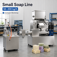 Ligne de production de savon miniature à petite échelle série DDCT pour tests d'échantillons, faible investissement, rendement élevé sur l'investissement