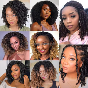 Extensiones de Cabello Sintético Passion Twist, 30 Mechones, Bomb Twist, Rizado, Spring Twist, Cabello para Crochet - Product Image 3