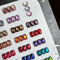 Vernis à ongles gel magnétique effet œil de chat vegan de haute qualité, 36 couleurs, sans TMPTA, 15 ml, emballage personnalisé pour l'application d'art des ongles