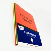 Vente en gros pas cher Impression personnalisée A4 A5 B5 Ligne de règle liée par agrafes Carré Seyes Ligne Jotter Cahier d'exercices scolaires
