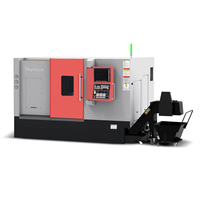 Tour CNC à double broche WU800 avec fonctionnement indépendant à double canal, une machine pour le tournage avant et arrière de barres longues