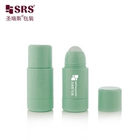 50ml 75ml PP PCR recyclé remplaçable double paroi rouleau rouleau déodorant bouteille