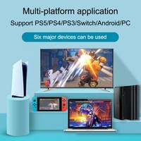 Manette de jeu d'arcade à deux joueurs avec Turbos pour PS5/PS4/PS3/Switch/Android/PC, PG-9189