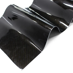 Euro master Hot Sale Hochwertiger simulierter schwarzer glänzender Kohlefaserfilm-Auto aufkleber - Product Image 3