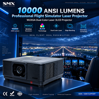 Projecteur de simulateur de vol professionnel 10000 ANSI, projecteur laser pour la formation en aviation et la projection de simulation immersive
