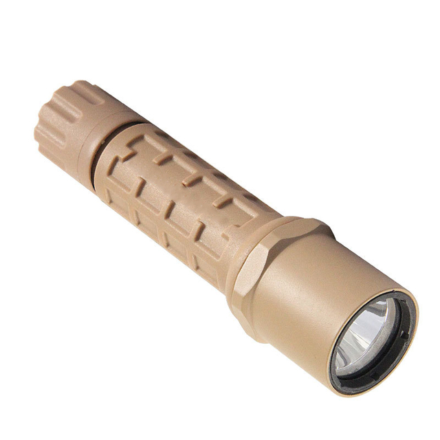 Tactical Flashlight Portable Zoomable Lightweight ABS Plastic Outdoor Camping Hiking Climbing Emergency Use High Power G2LED