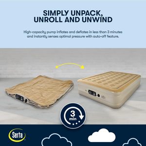 Matelas gonflable de luxe épais de 40 cm avec pompe à air intégrée, auto-gonflant en PVC pour <span class=keywords><strong>le</strong></span> <span class=keywords><strong>camping</strong></span> et les activités de plein air - Product Image 6
